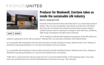 Producer for Madewell, Everlane takes us inside the sustainable silk industry